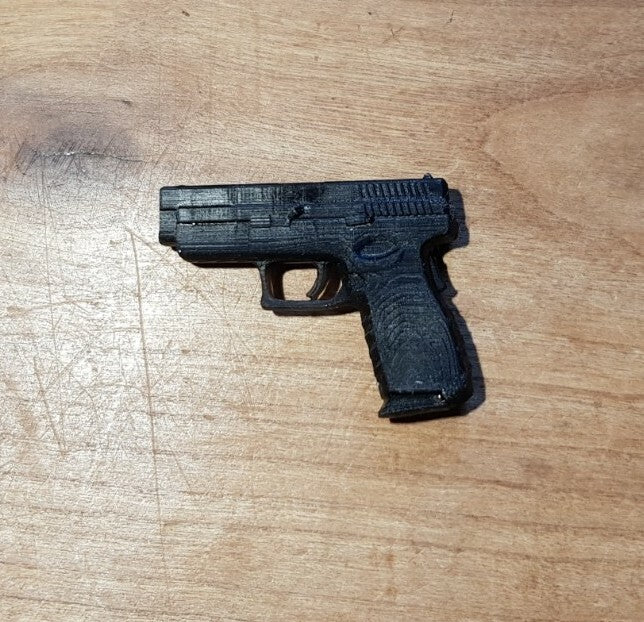 HS 2000 Pistol - 1/6 Scale - Croatian Handgun - 3D Printed - Resin - For 12"