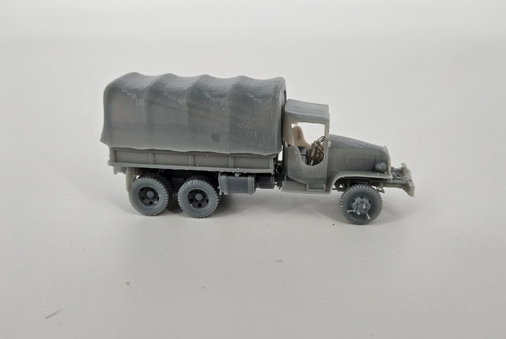 GMC CCKW 353 - 1/87 Scale - WWII US Army Truck - 3D Printed -  Military Model