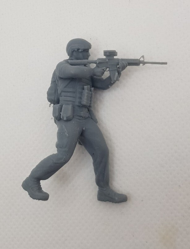 Ukrainian Soldiers - 1/43 - Modern Army Troops - 3D Printed Model - Resin
