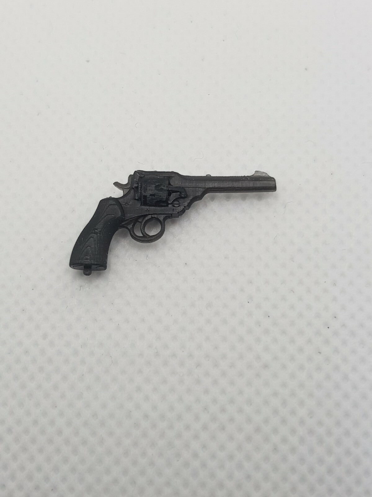 Webley Top Break Revolver - 1/12 Scale - WWI WWII - 3D Printed - Resin - 6"