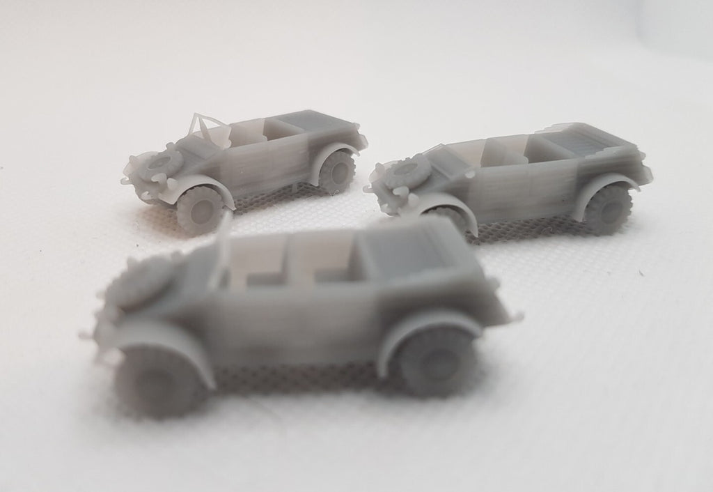 1:87 HO   kubelwagen x 3  WW2 german