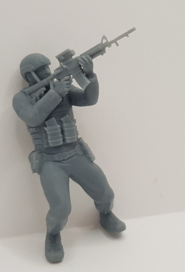 Ukrainian Soldiers x10 - 1/48 Scale - Modern Army - 3D Printed - Military Model