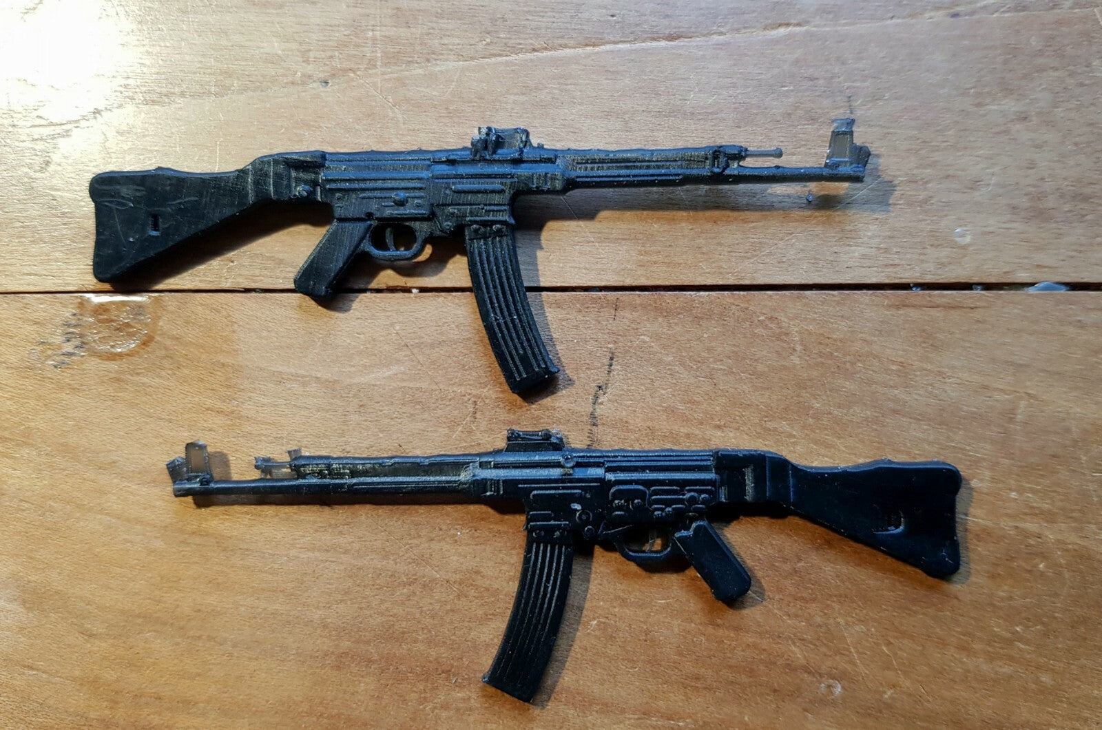 Sturmgewehr MP44 x2 - 1/12 Scale - WWII - 3D Printed - Resin - For 6" Figures