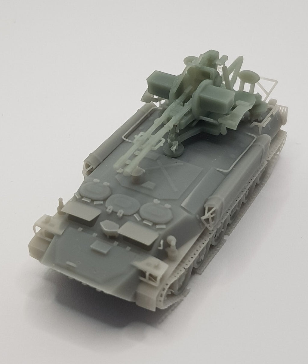 MT-LB ZU-23-2 - 1/87 Scale - Russian Soviet Ukrainian Army - 3D Printed - Model