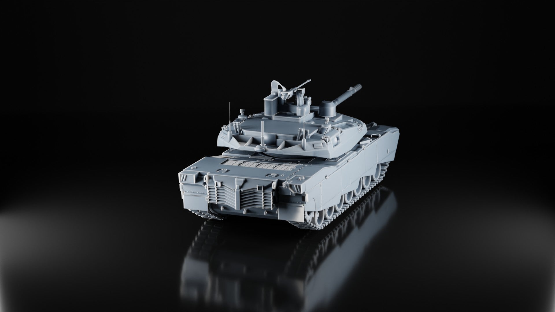 Abrams X Next Gen MBT - 1/87 Scale - US Army Tank - 3D Printed - Military Model