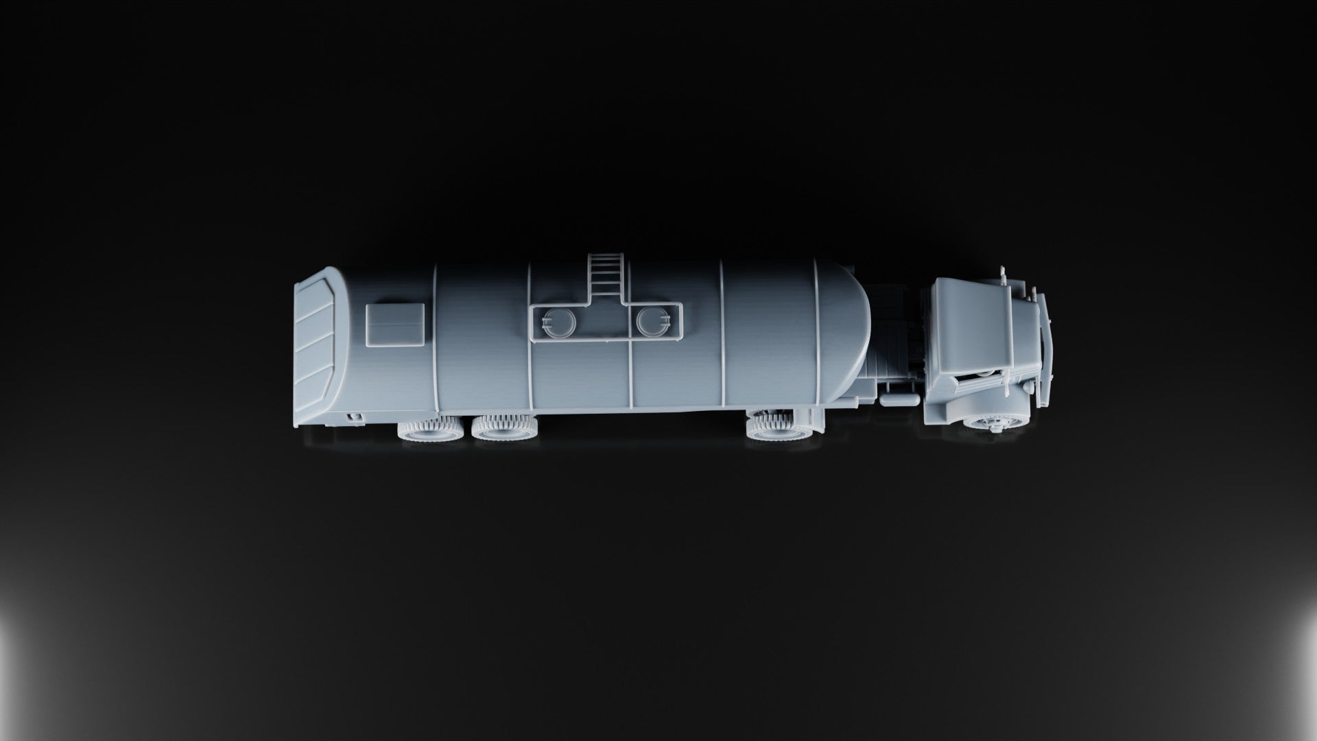 1:87 WW2 US Army Ww2 Autocar Tractor With Fuel Trailer