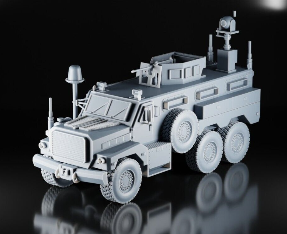 Cougar Mastiff MRAP - 1/72 - US UK AUS Ukraine - 3D Military Model - Resin Print