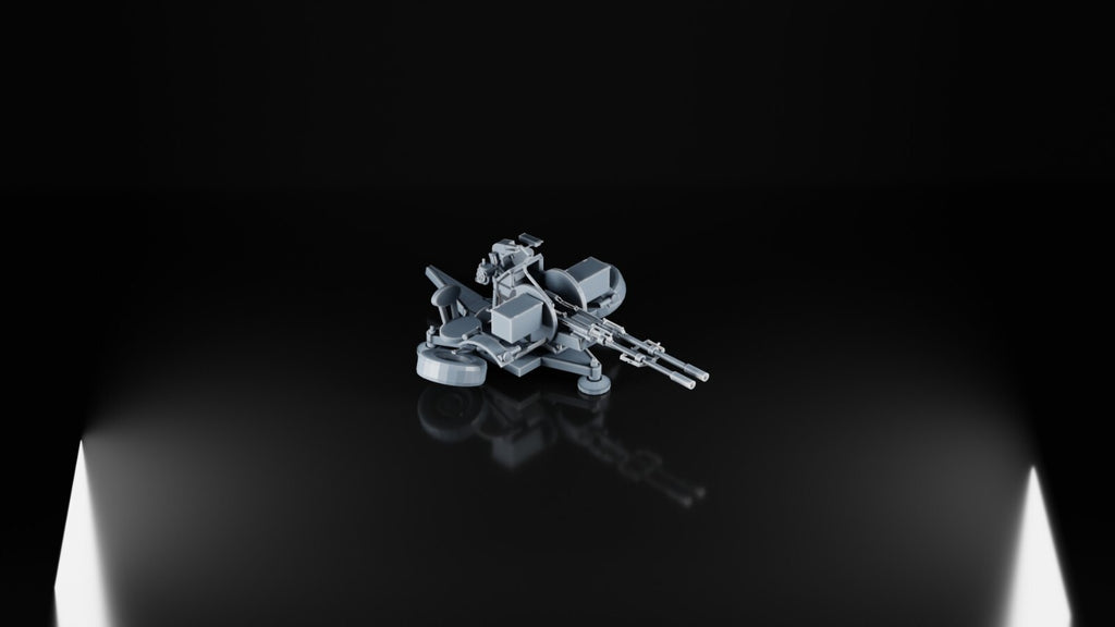ZU-23-2 AA Gun - 1/50 - Russian Soviet Ukrainian Army - 3D Printed Resin