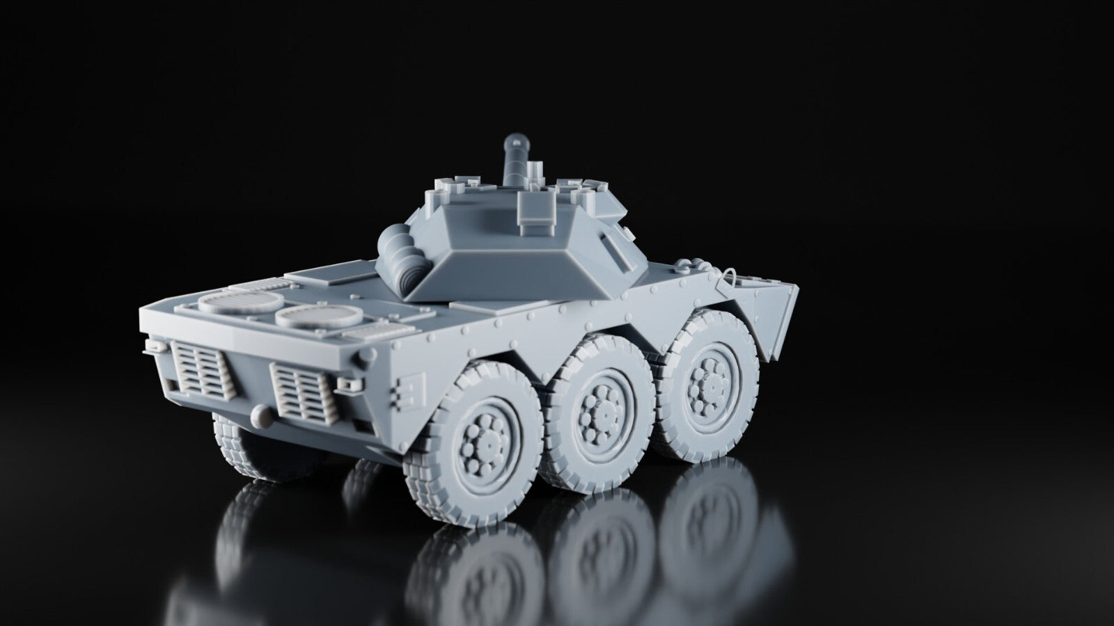 AMX 10 RC Tank   1:72, 1:87, 1:100, 1:43, 1:48, 1:50, 1:60 3d Print