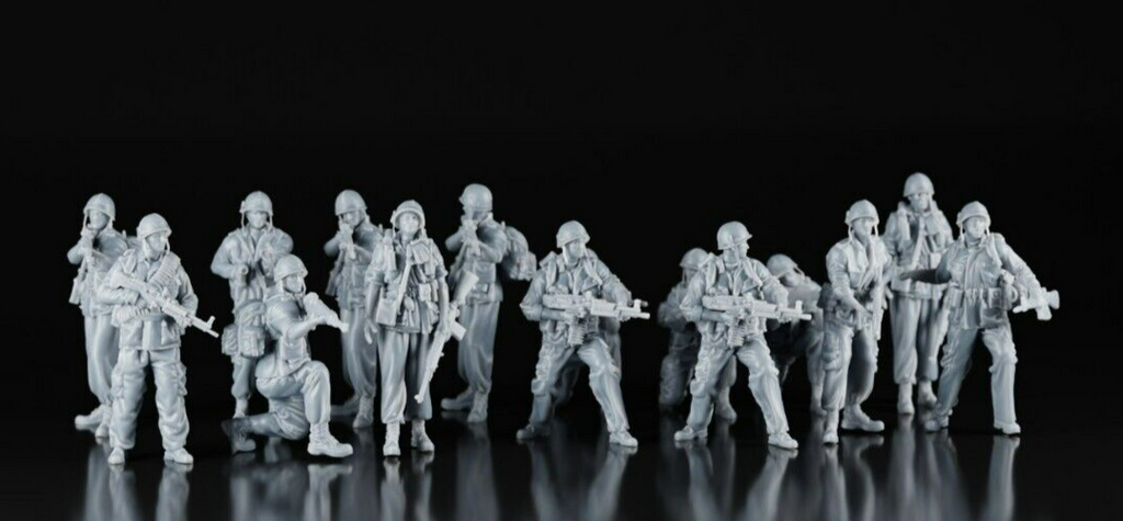 US Army Infantry Vietnam x15 - 1/48 - Military Model Figures - 3D Printed Resin