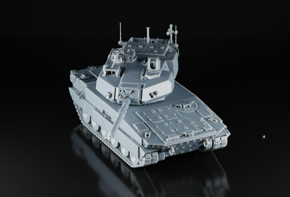 M10 Booker - 1/56 - Light Tank US Army - 3D Military Model - Resin Print