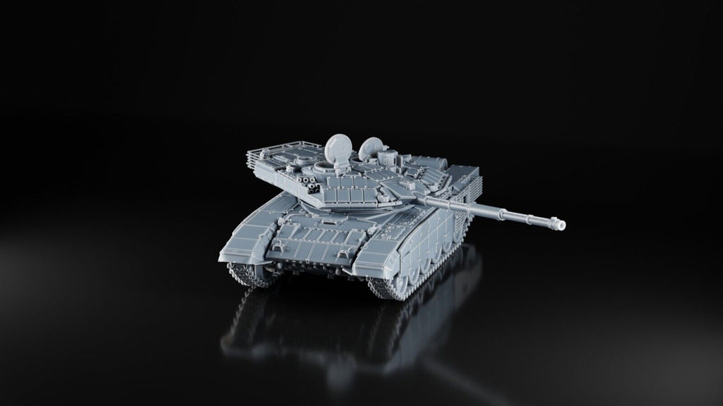 T 90MS Tank - 1/72 - Russian MBT - 3D Military Model - Resin Print