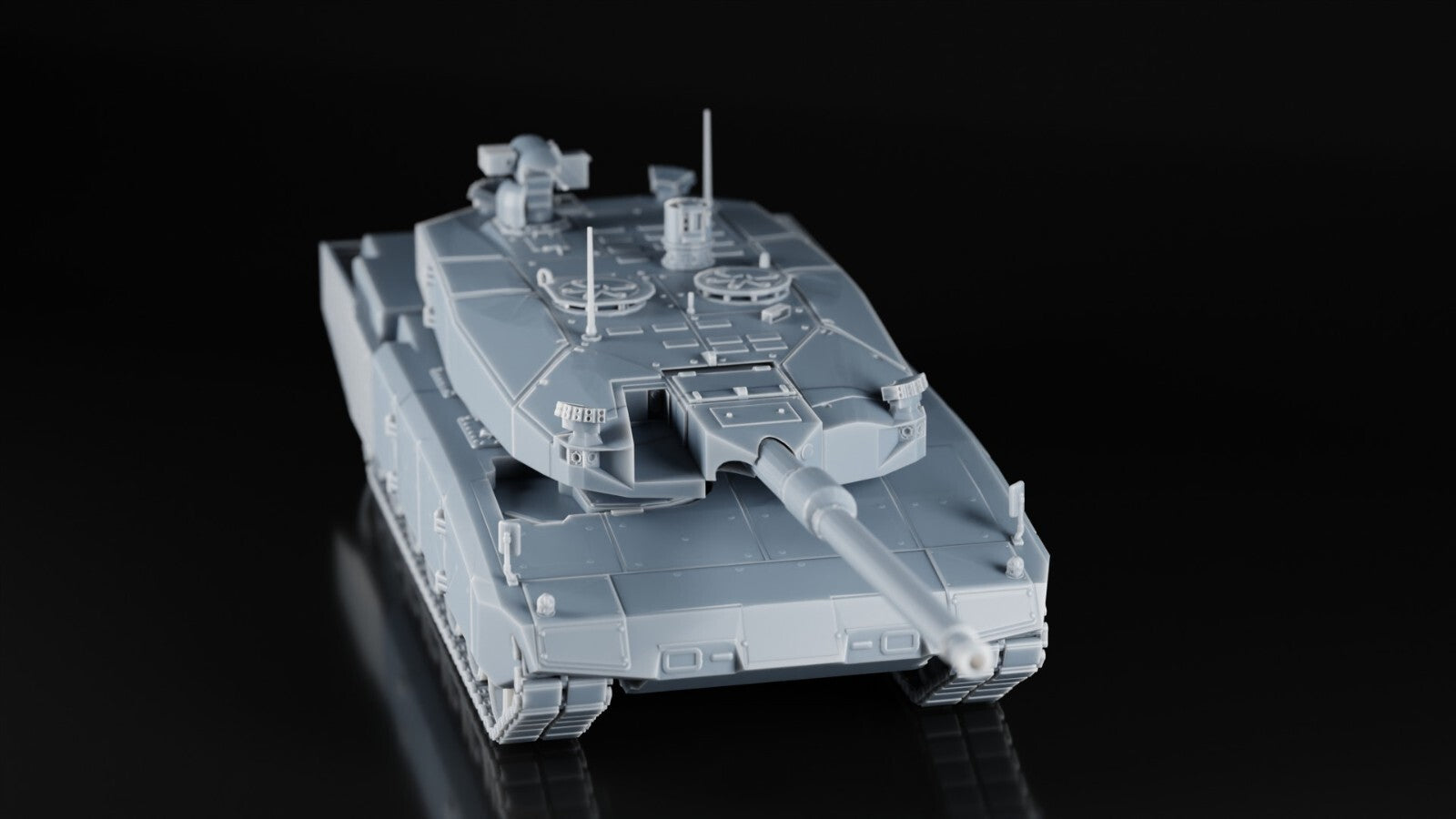 Leopard 2 Revolution 1 - 1/72 - Rheinmetall Tank - Military Model - 3D Printed