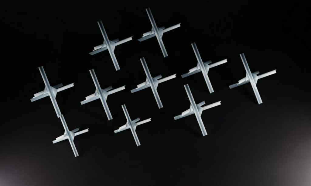 Czech Hedgehogs x10 - 1/48 Scale - WWII Anti-Tank - 3D Printed - Resin - Diorama