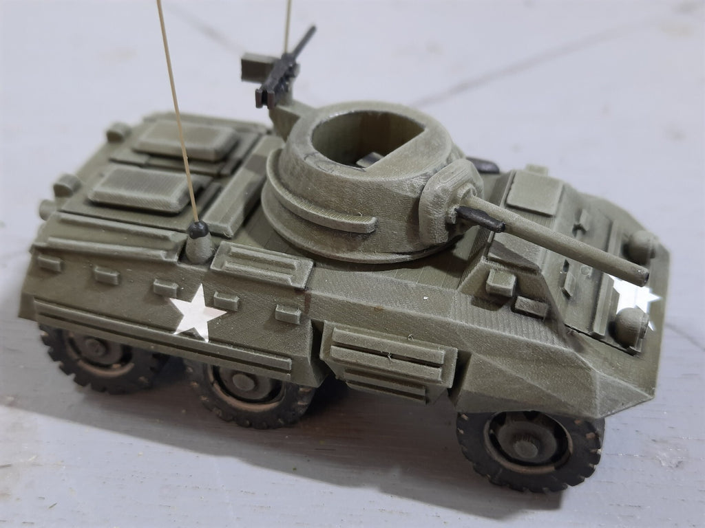 1:72 WW2 US M8 greyhound light armored vehicle