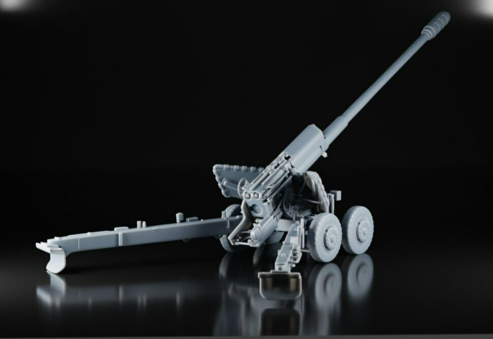 2A36 Giatsint 152mm - 1/72 Scale - Russian Ukrainian Howitzer - 3D Printed -