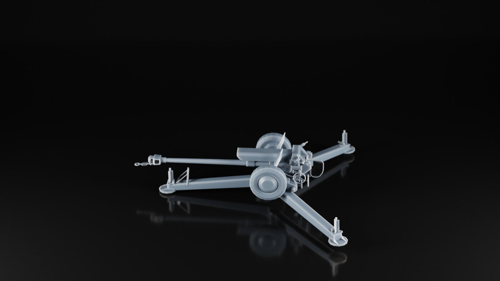 D-30 122mm Howitzer - 1/72 - Soviet Russian Ukraine - 3D Military Model Resin