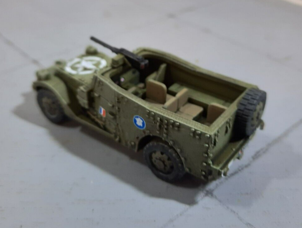 1:72 WW2 white M3 scout car