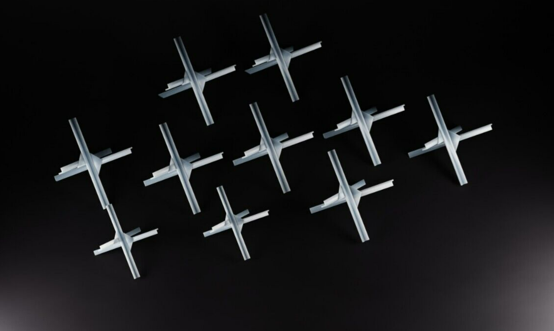 Czech Hedgehogs x10 - 1/72 Scale - WWII Anti-Tank - 3D Printed - Resin - Diorama