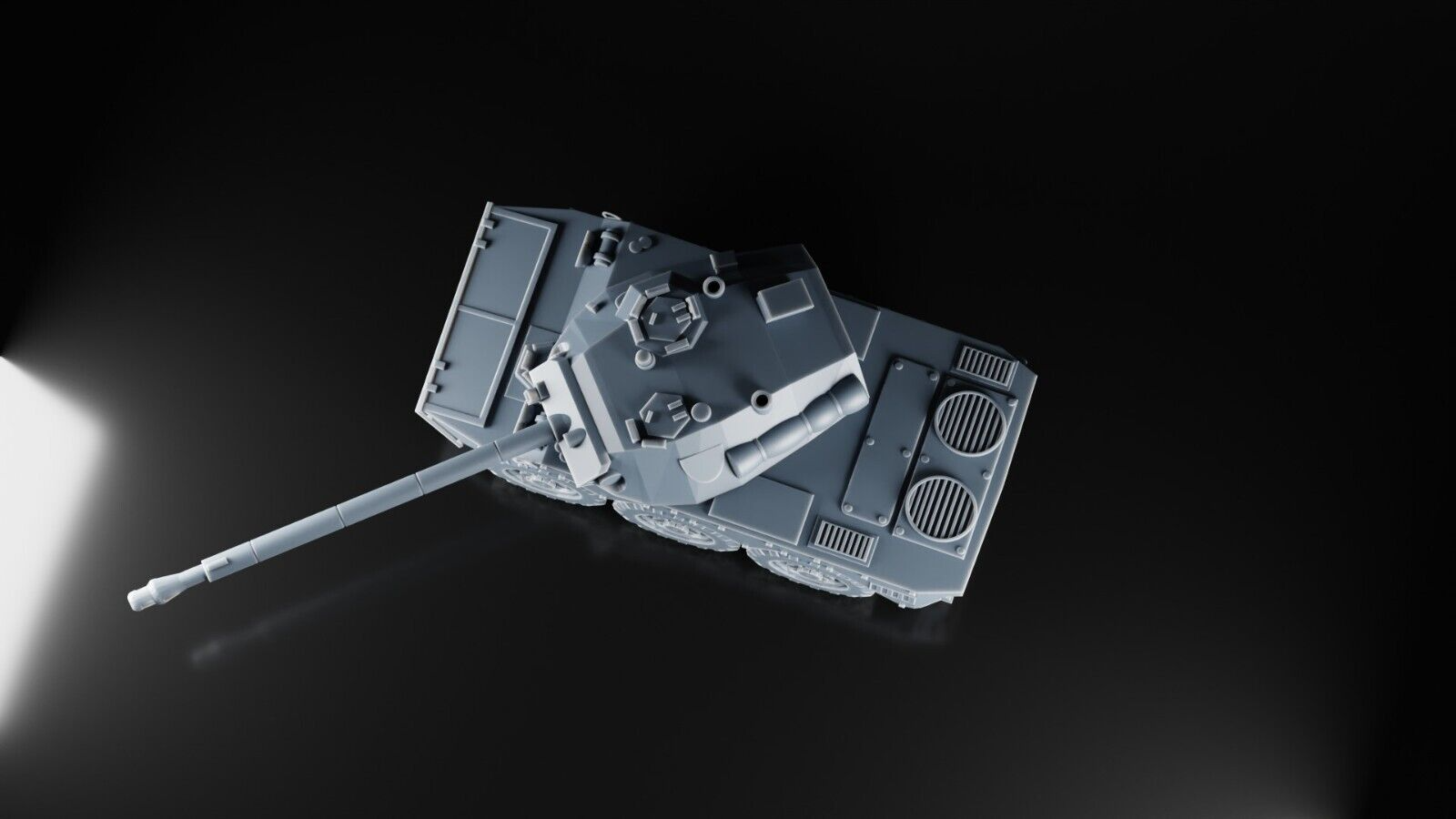 AMX 10 RC Tank   1:72, 1:87, 1:100, 1:43, 1:48, 1:50, 1:60 3d Print