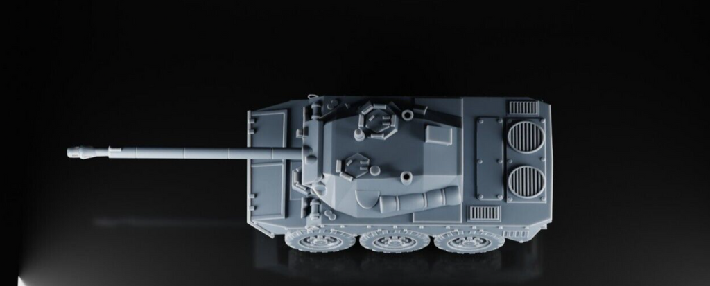 AMX 10 RC Tank   1:72, 1:87, 1:100, 1:43, 1:48, 1:50, 1:60 3d Print