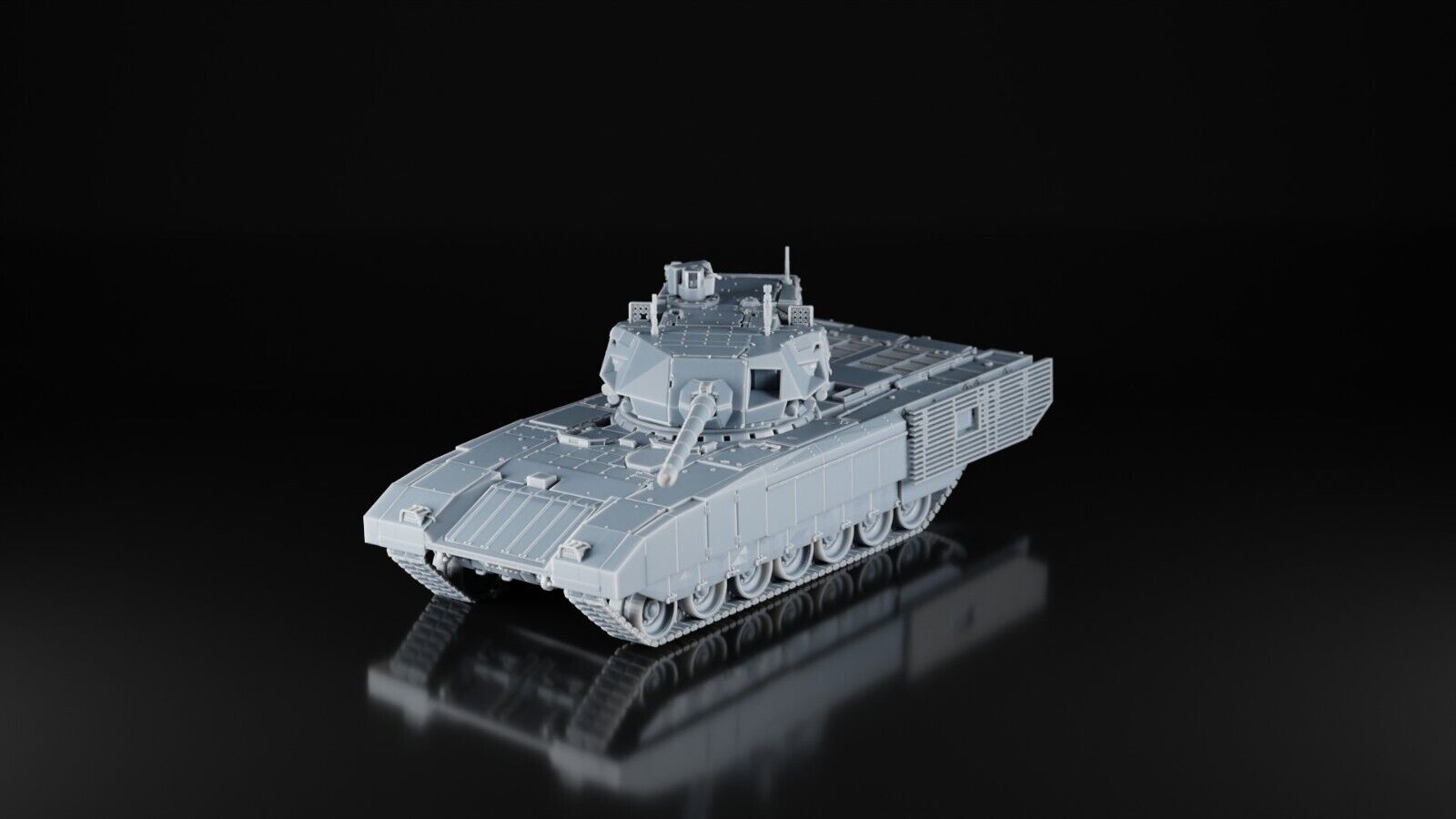 T-14 Armata Tank - 1/72 Scale - Modern Russian - 3D Printed - Resin - Military
