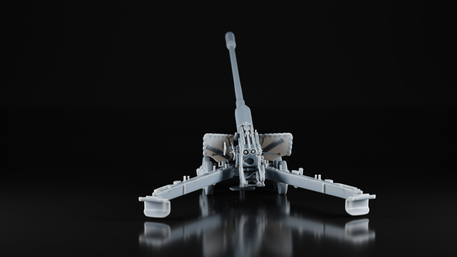 2A36 Giatsint 152mm - 1/72 Scale - Russian Ukrainian Howitzer - 3D Printed -