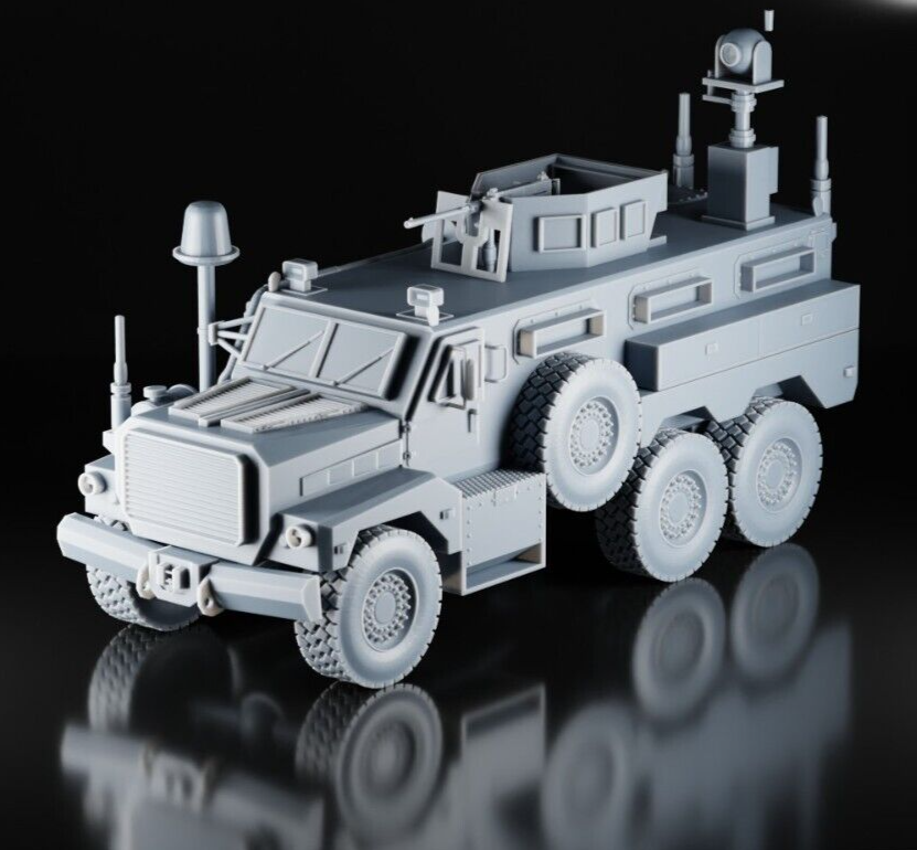 Cougar Mastiff MRAP - 1/87 - US UK AUS Ukraine - 3D Military Model - Resin Print