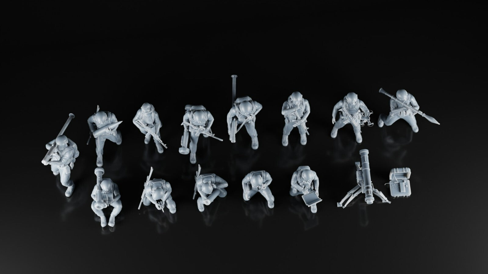 Ukrainian Soldiers - 1/43 - Javelin Stinger UAV Stugna - 3D Model - Resin