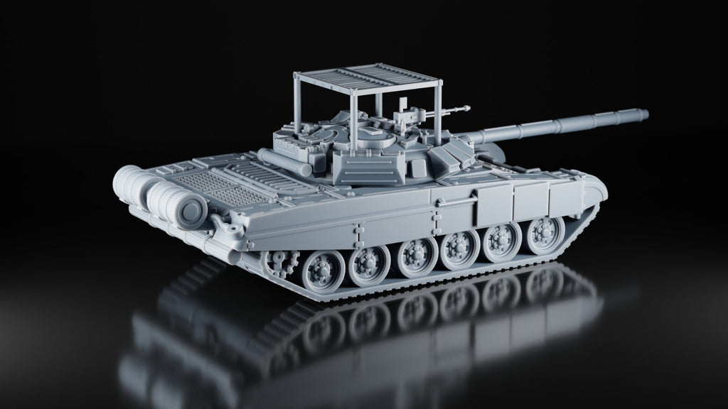 T 72 B3 Tank - 1/72 - Russian Army MBT with Anti-Javelin Cage - 3D Resin Model