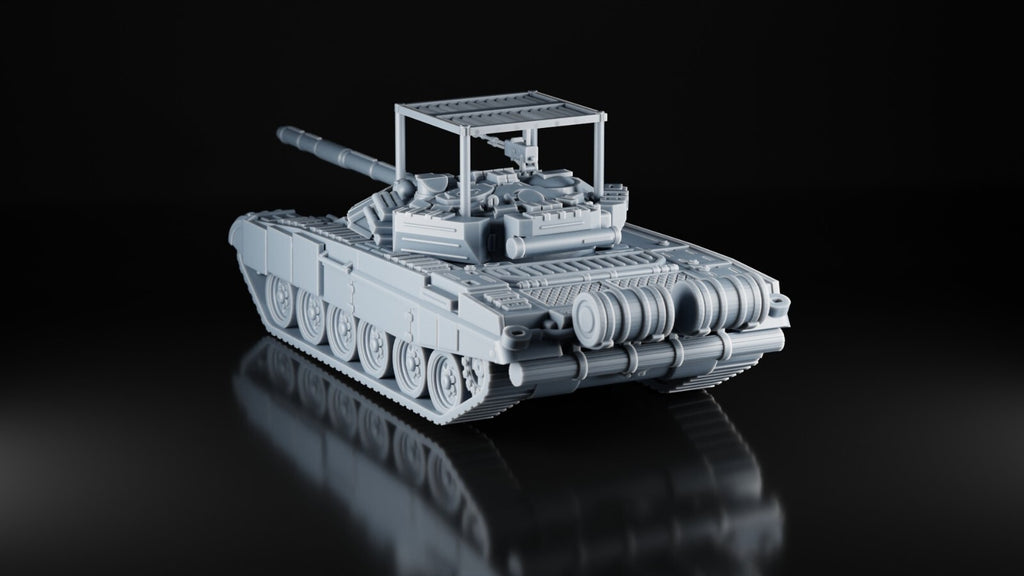 T 72 B3 Tank - 1/48 - Russian Army MBT with Anti-Javelin Cage - 3D Resin Model