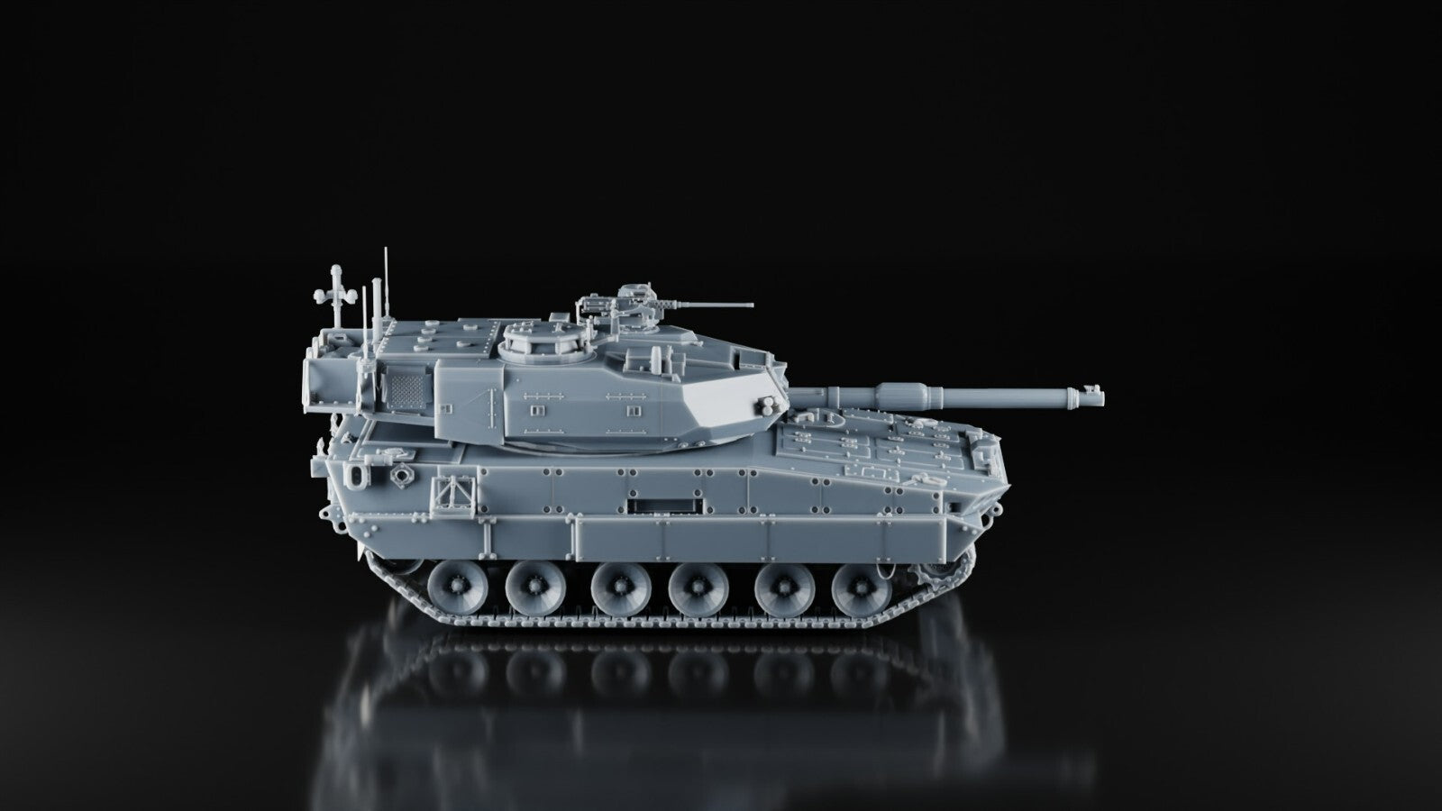 M10 Booker - 1/48 - Light Tank US Army - 3D Military Model - Resin Print