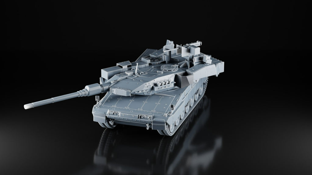 Leopard 2A8 - 1/72 - Modern German MBT - 3D Model - Resin Print