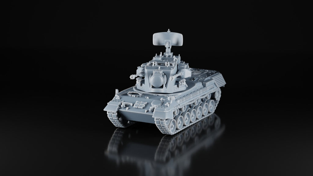 Krauss-Maffei Gepard - 1/72 - Flak Tank - Military Model - 3D Resin Print