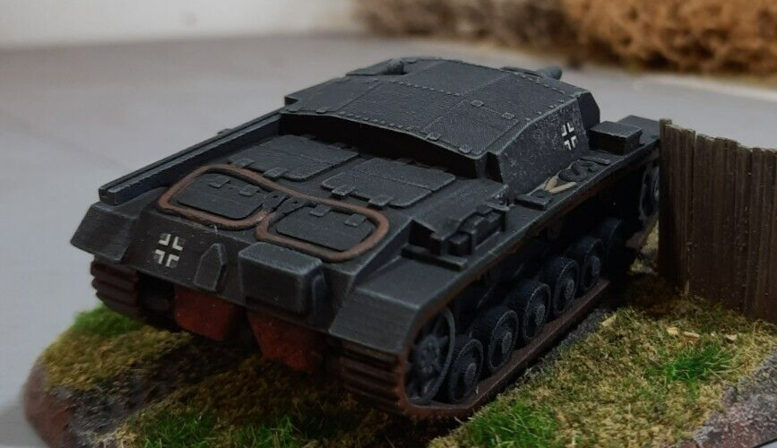 Sturmgeschütz III - 1/72 - WW2 Military Model - 3D Printed Resin