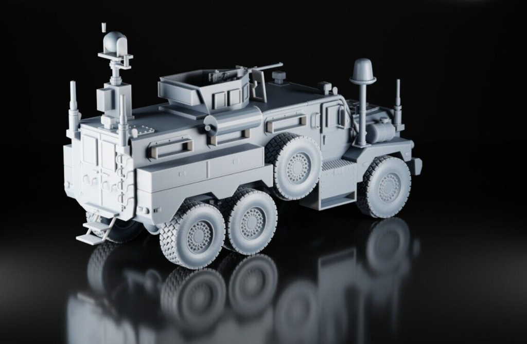 Cougar Mastiff MRAP - 1/87 - US UK AUS Ukraine - 3D Military Model - Resin Print