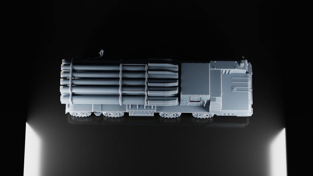 BM-30 Smerch MLRS - 1/72 Scale - 3D Printed Model - Resin - Russian Army - 3D