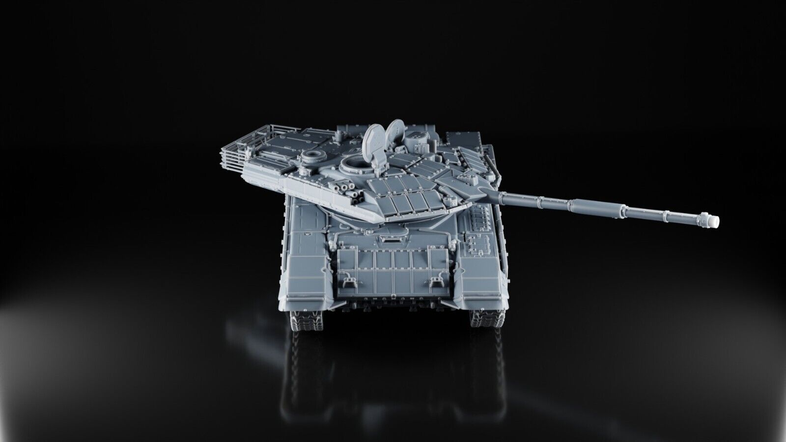 T 90MS Tank - 1/72 - Russian MBT - 3D Military Model - Resin Print