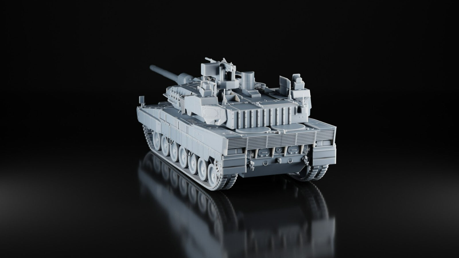 Leopard 2A8 - 1/56 - Modern German MBT - 3D Model - Resin Print