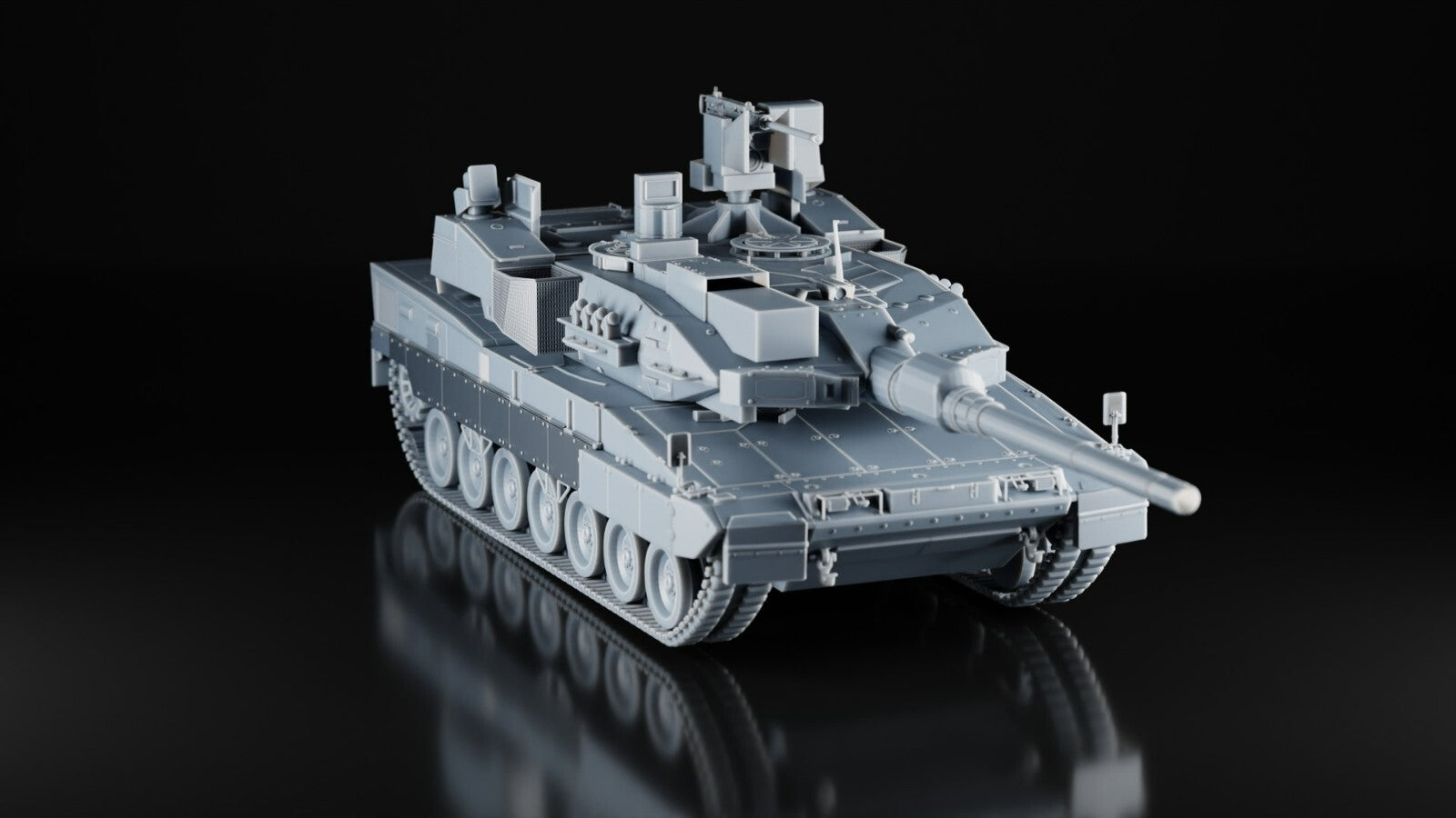 Leopard 2A8 - 1/56 - Modern German MBT - 3D Model - Resin Print