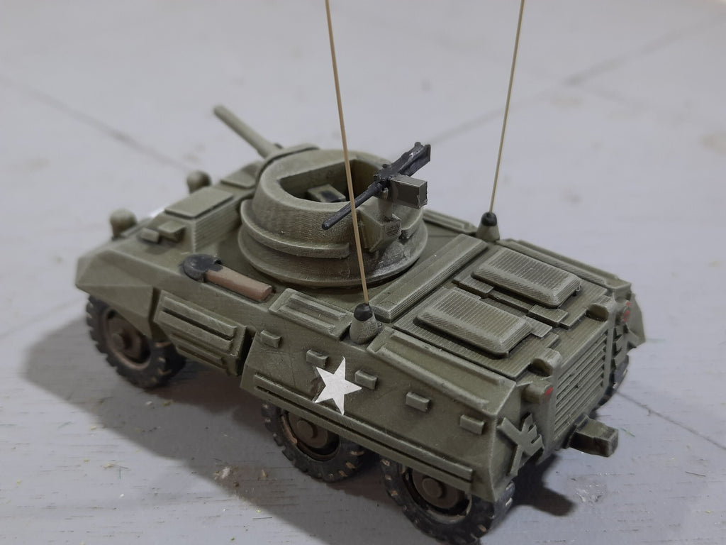1:72 WW2 US M8 greyhound light armored vehicle