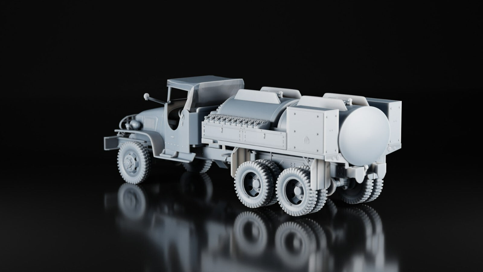 1/48 WW2 US  GMC cckw353  TANK GASOLINE, 750 GAL.  2,5 ton 6x6 Tanker