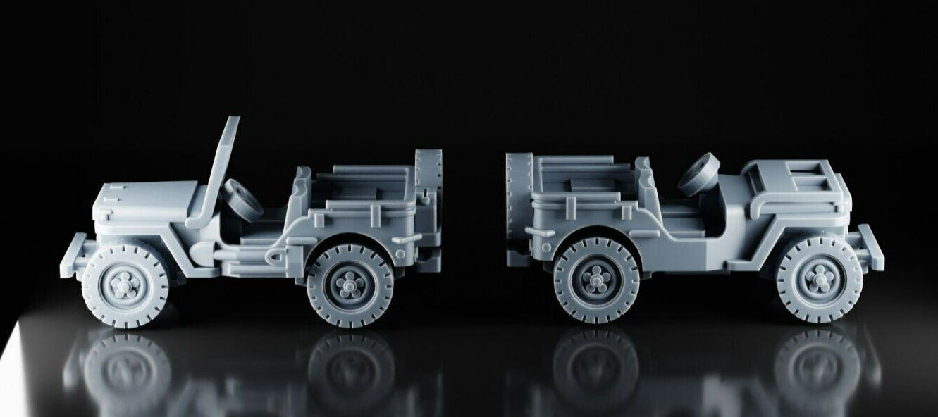 1:72   2 jeep  WW2 USA