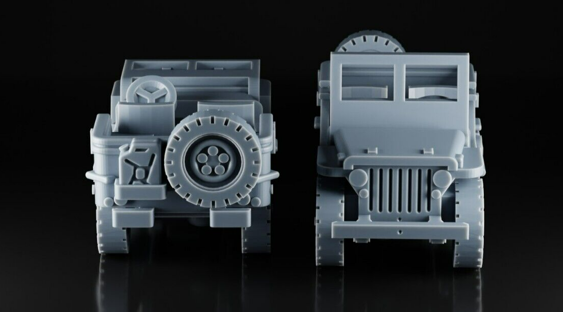 1:72   2 jeep  WW2 USA
