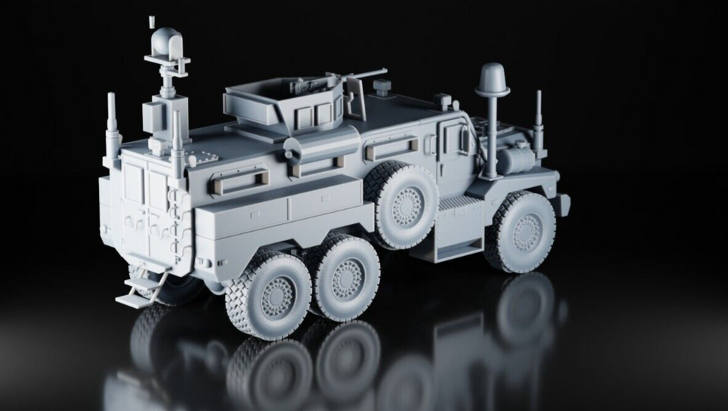 Cougar Mastiff MRAP - 1/50 - US UK AUS Ukraine - 3D Military Model - Resin Print