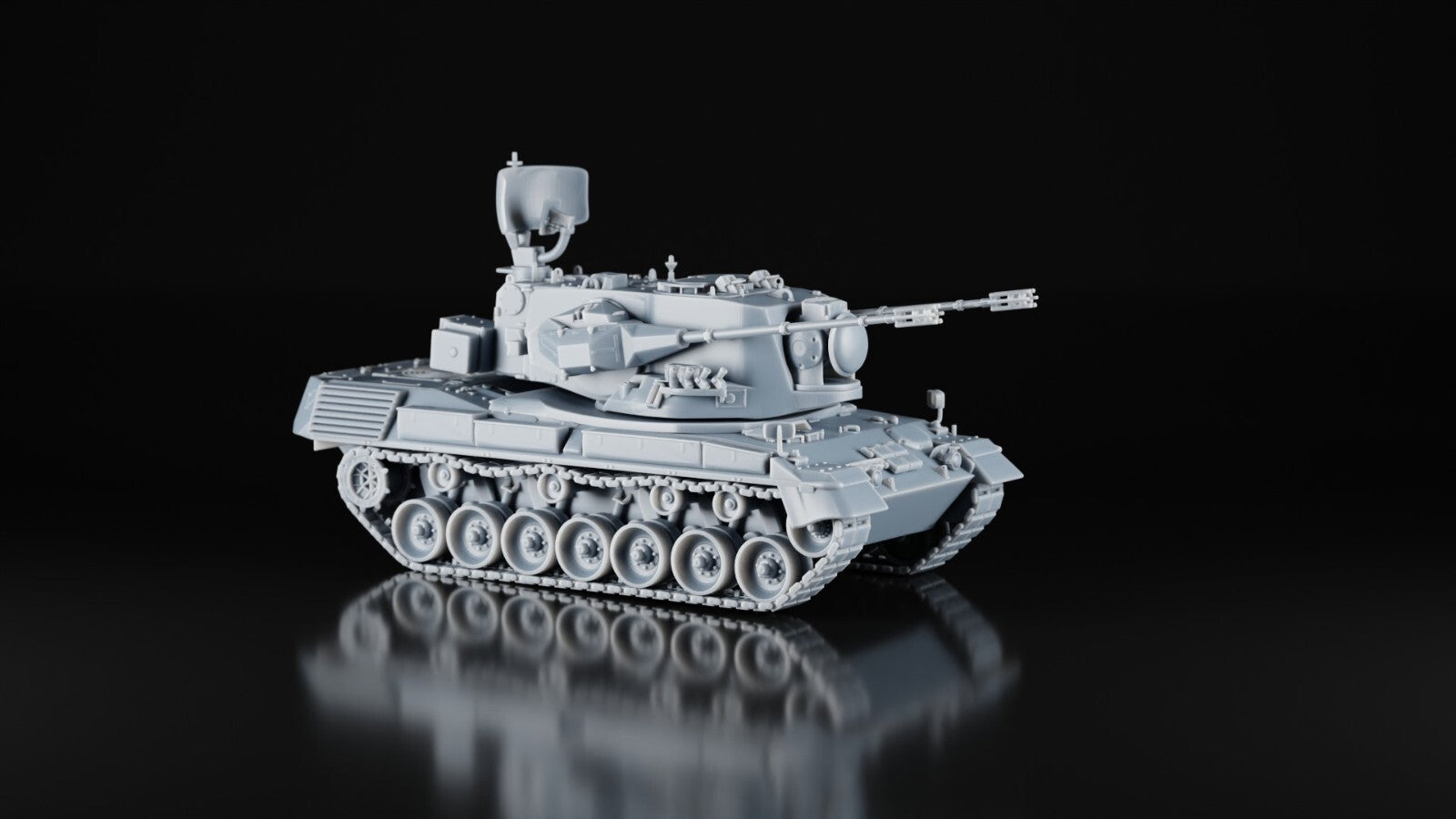 Krauss-Maffei Gepard - 1/72 - Flak Tank - Military Model - 3D Resin Print