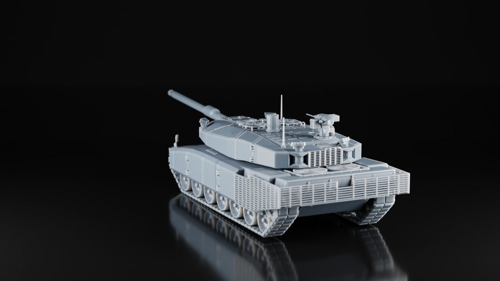Leopard 2 Revolution 1 - 1/50 Scale - Rheinmetall Tank - 3D Printed - Model