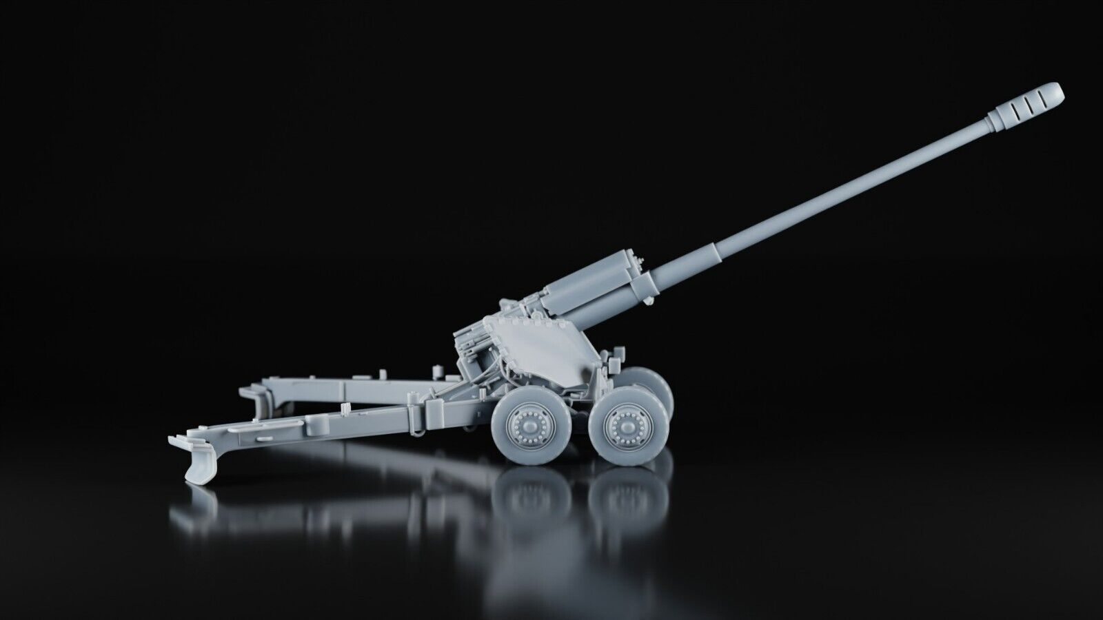 2A36 Giatsint 152mm - 1/72 Scale - Russian Ukrainian Howitzer - 3D Printed -