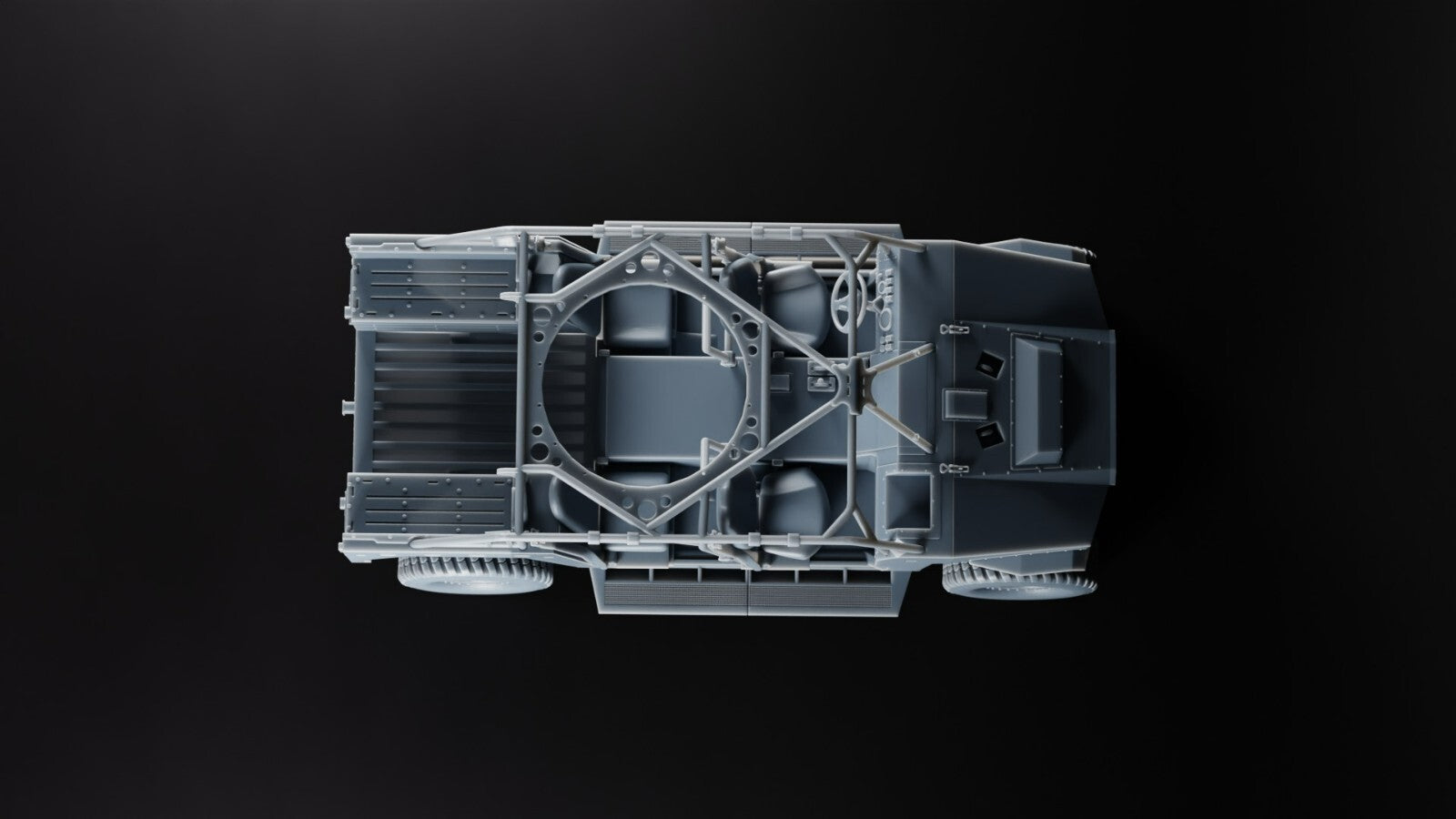 POLARIS Dagor A1 - 1/87 - Military Model - 3D Print - Special Forces Maquette