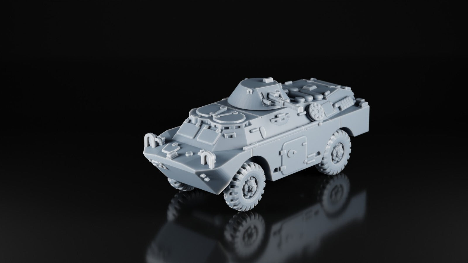 BRDM 2 - 1/72 - Ukrainian Army Scout Car - 3D Model - Resin Print